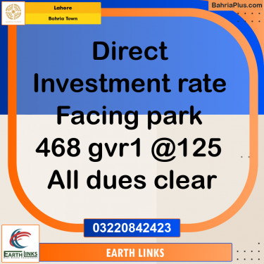 Residential Plot for Sale in Bahria Town, Lahore - (BP-281252)