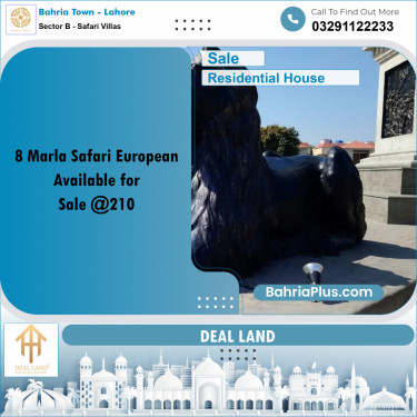 8 Marla Residential House for Sale in Sector B - Safari Villas -  Bahria Town, Lahore - (BP-281349)