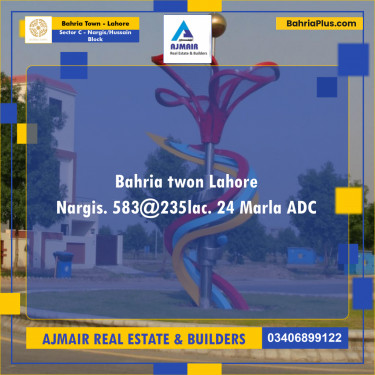 1 Kanal Residential Plot for Sale in Sector C - Nargis/Hussain Block -  Bahria Town, Lahore - (BP-281486)