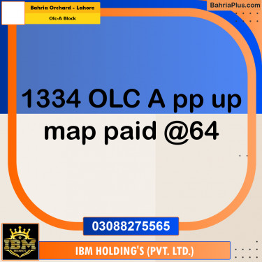 5 Marla Residential Plot for Sale in OLC-A Block -  Bahria Orchard, Lahore - (BP-281523)