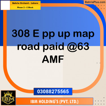 5 Marla Residential Plot for Sale in Phase 2 - E Block -  Bahria Orchard, Lahore - (BP-281524)