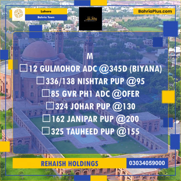 Residential Plot for Sale in Bahria Town, Lahore - (BP-281731)