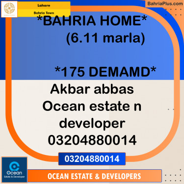 Residential House for Sale in Bahria Town, Lahore - (BP-282193)