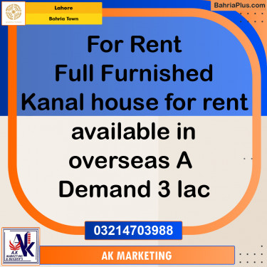 Residential Plot for Sale in Bahria Town, Lahore - (BP-282202)