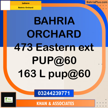 Residential Plot for Sale in Bahria Orchard, Lahore - (BP-282363)