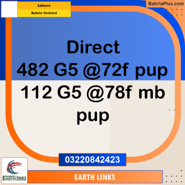 Residential Plot for Sale in Bahria Orchard, Lahore - (BP-282689)