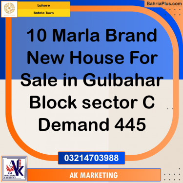 Residential Plot for Sale in Bahria Town, Lahore - (BP-282707)