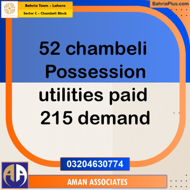 Residential Plot for Sale in Sector C - Chambeli Block -  Bahria Town, Lahore - (BP-282855)