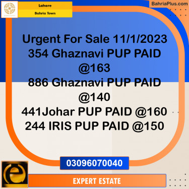 10 Marla Residential Plot for Sale in Bahria Town, Lahore - (BP-282872)