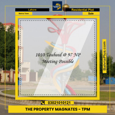 Residential Plot for Sale in Bahria Town, Lahore - (BP-282972)