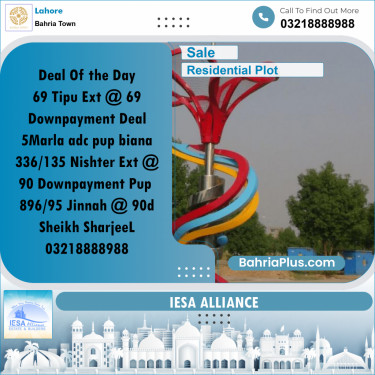 Residential Plot for Sale in Bahria Town, Lahore - (BP-283096)