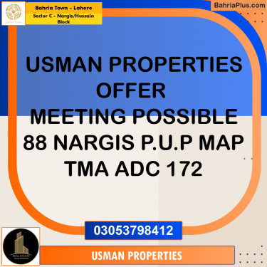 10 Marla Residential Plot for Sale in Sector C - Nargis/Hussain Block -  Bahria Town, Lahore - (BP-283286)
