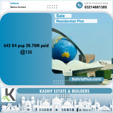 Residential Plot for Sale in Bahria Orchard, Lahore - (BP-283319)