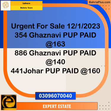 10 Marla Residential Plot for Sale in Bahria Town, Lahore - (BP-283324)