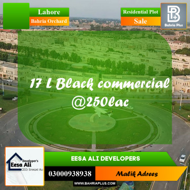 Residential Plot for Sale in Bahria Orchard, Lahore - (BP-283389)