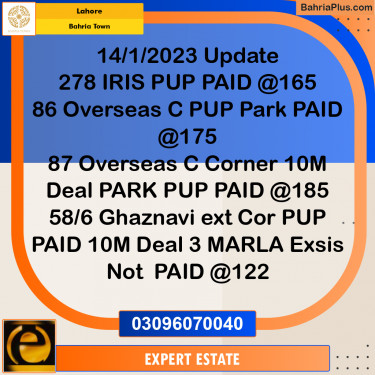 10 Marla Residential Plot for Sale in Bahria Town, Lahore - (BP-283600)