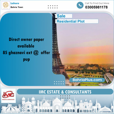 Residential Plot for Sale in Bahria Town, Lahore - (BP-283908)