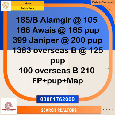 10 Marla Residential Plot for Sale in Bahria Town, Lahore - (BP-284030)