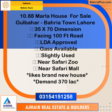 Residential House for Sale in Bahria Town, Lahore - (BP-284040)