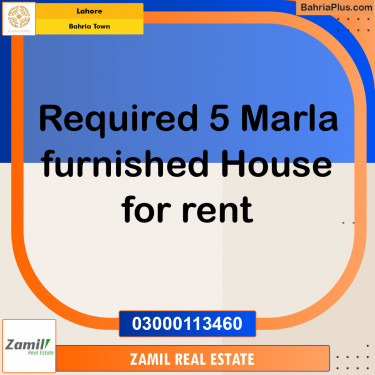 5 Marla Residential House for Sale in Bahria Town, Lahore - (BP-284194)