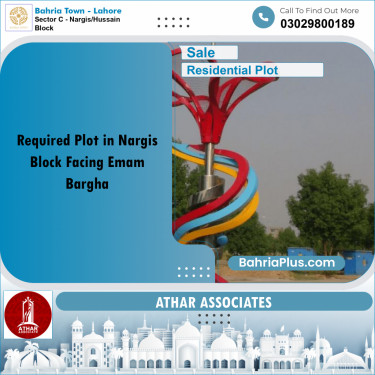 10 Marla Residential Plot for Sale in Sector C - Nargis/Hussain Block -  Bahria Town, Lahore - (BP-284249)