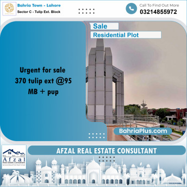 5 Marla Residential Plot for Sale in Sector C - Tulip Ext. Block -  Bahria Town, Lahore - (BP-284285)