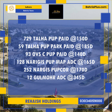 Residential Plot for Sale in Bahria Town, Lahore - (BP-284313)