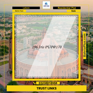 Residential Plot for Sale in Bahria Town, Lahore - (BP-284531)