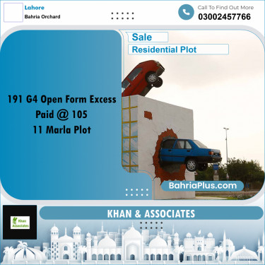 Residential Plot for Sale in Bahria Orchard, Lahore - (BP-284609)