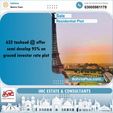 Residential Plot for Sale in Bahria Town, Lahore - (BP-285243)