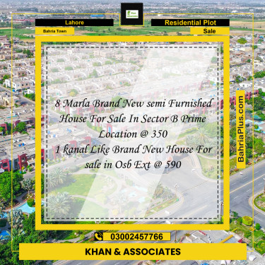 Residential Plot for Sale in Bahria Town, Lahore - (BP-285323)