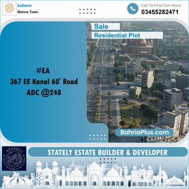 Residential Plot for Sale in Bahria Town, Lahore - (BP-285377)