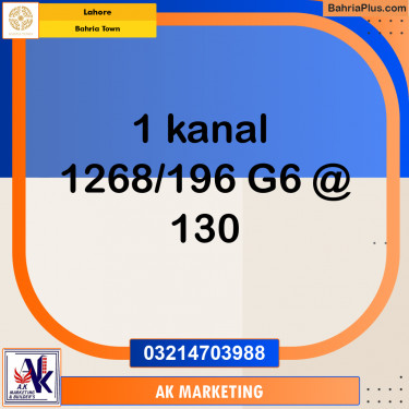 Residential Plot for Sale in Bahria Town, Lahore - (BP-285597)