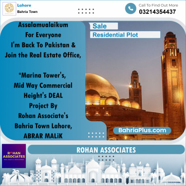 Residential Plot for Sale in Bahria Town, Lahore - (BP-285983)