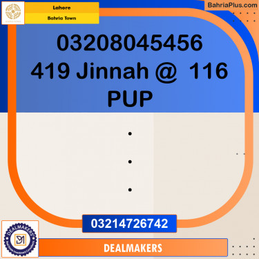 Residential Plot for Sale in Bahria Town, Lahore - (BP-286343)
