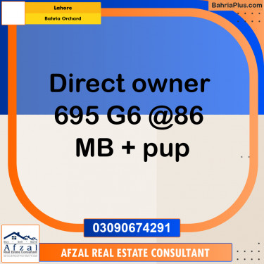 Residential Plot for Sale in Bahria Orchard, Lahore - (BP-286428)