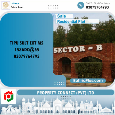 Residential Plot for Sale in Bahria Town, Lahore - (BP-286593)