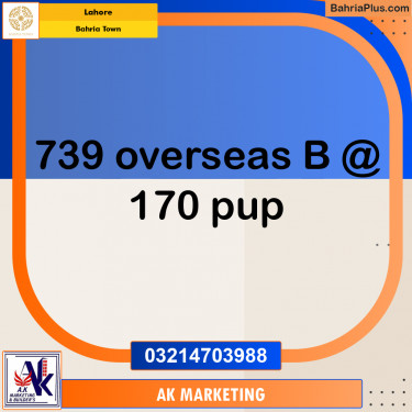 Residential Plot for Sale in Bahria Town, Lahore - (BP-286673)