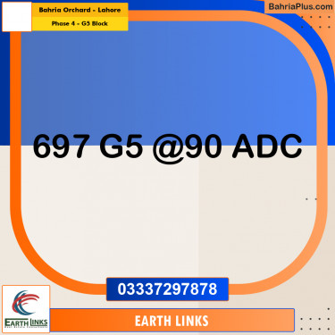 10 Marla Residential Plot for Sale in Phase 4 - G5 Block -  Bahria Orchard, Lahore - (BP-286683)