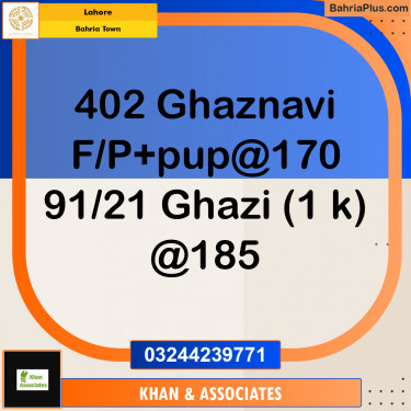 Residential Plot for Sale in Bahria Town, Lahore - (BP-286756)