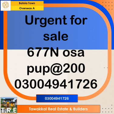 10 Marla Residential Plot for Sale in Overseas A -  Bahria Town, Lahore - (BP-286791)