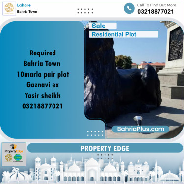 Residential Plot for Sale in Bahria Town, Lahore - (BP-287085)
