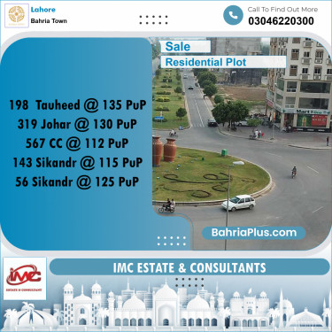 Residential Plot for Sale in Bahria Town, Lahore - (BP-287235)