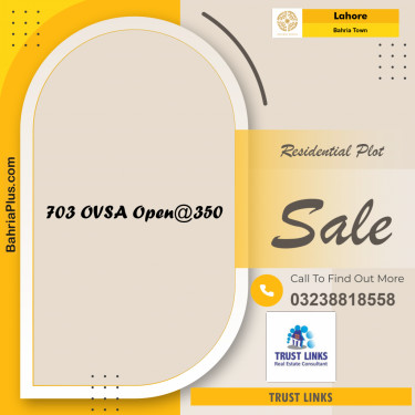 Residential Plot for Sale in Bahria Town, Lahore - (BP-287396)