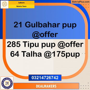 Residential Plot for Sale in Bahria Town, Lahore - (BP-287463)