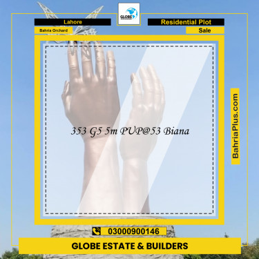 Residential Plot for Sale in Bahria Orchard, Lahore - (BP-288046)