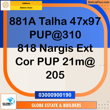 Residential Plot for Sale in Bahria Town, Lahore - (BP-288606)
