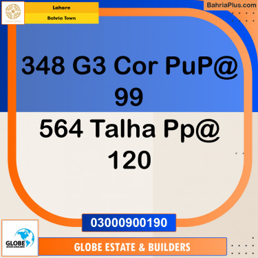 Residential Plot for Sale in Bahria Town, Lahore - (BP-288963)