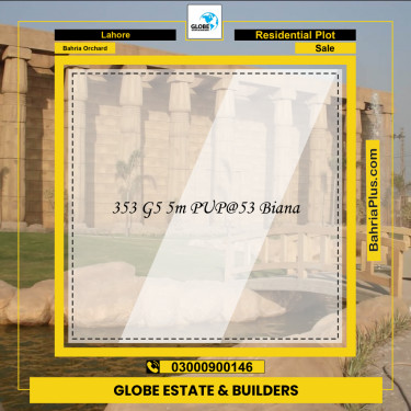 Residential Plot for Sale in Bahria Orchard, Lahore - (BP-289041)