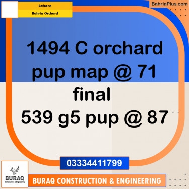 Residential Plot for Sale in Bahria Orchard, Lahore - (BP-289142)